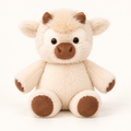 PUMMI, vaquita de peluche crema de aproximadamente 40 cm